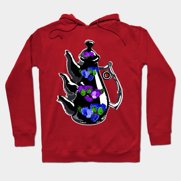 Teapot 2 Hoodie by Orchid's Art